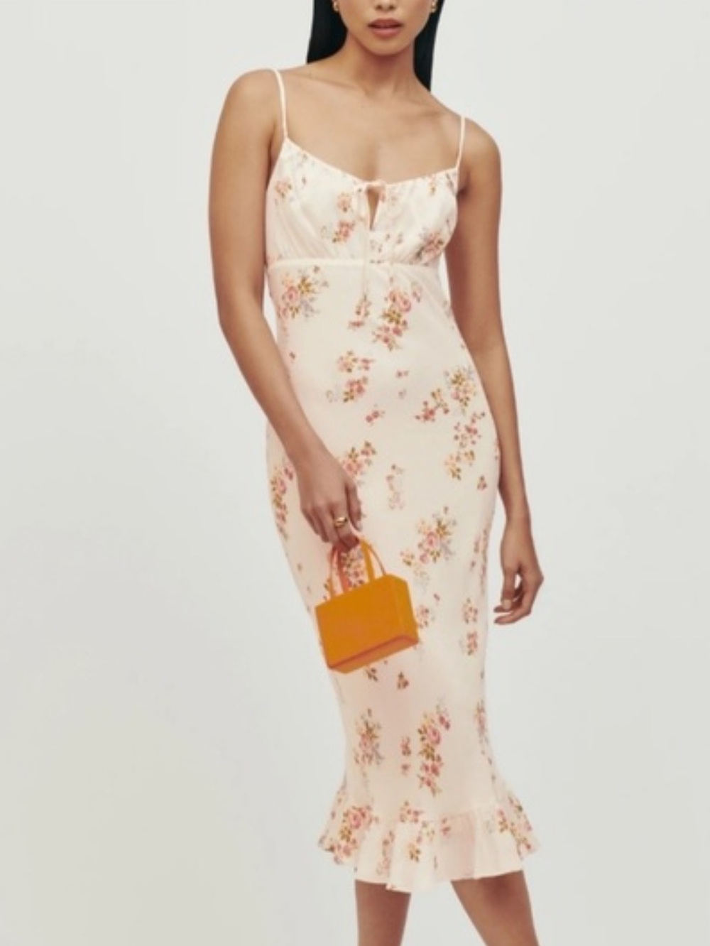 Reformation Maleah Floral-print Midi Dress